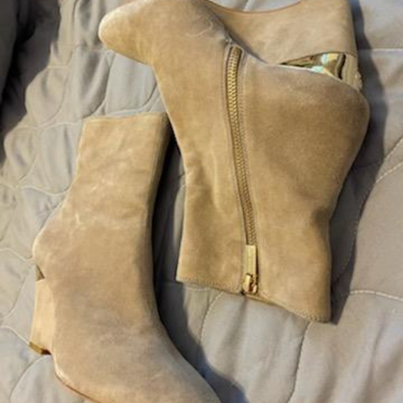 Michael kors velvet beige Boots - Picture 2 of 7